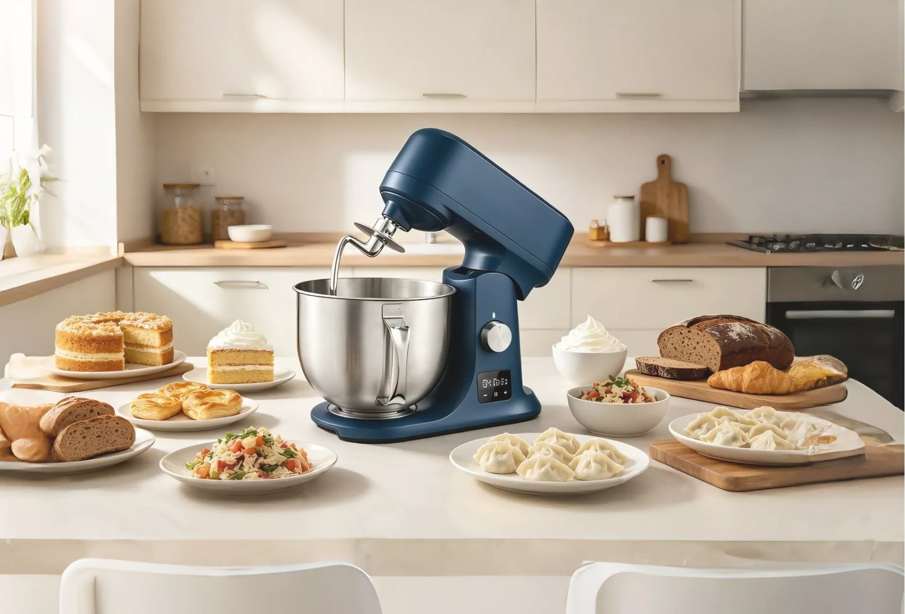 5L, 6.0L, 7.0L, 8.0L Die-cast Aluminium Stand Mixer OEM Supplier