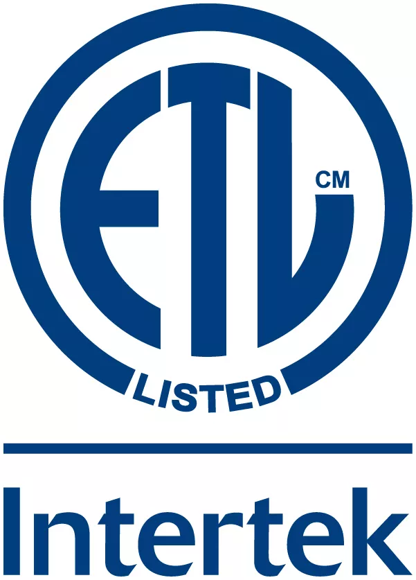ETL Listed certification mark by Intertek
