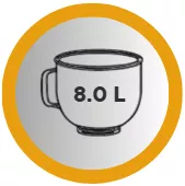 Capacidad del bol de acero inoxidable de una batidora planetaria BESDA